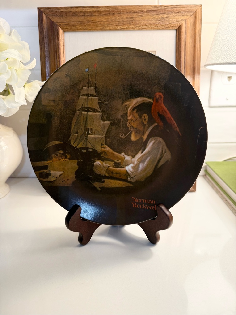 Norman Rockwell Collectors Plate - The Ship Builder